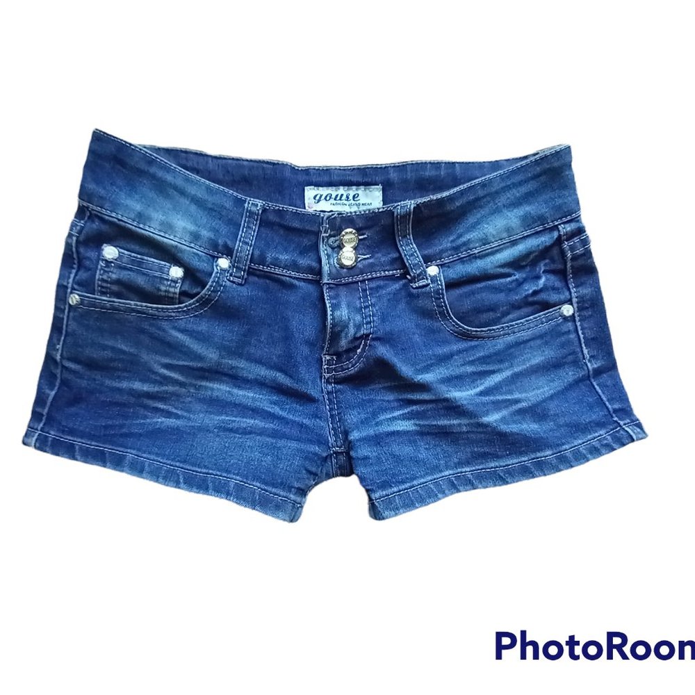 Women's Blue Jean Shorts Size 2/Petite-condition Excellent